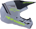 SM3 RADIUM HELMET GRY/BLK/YLW FLUO MATT MD