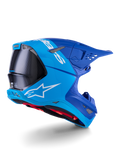 SUPERTECH S-M10 FLOOD HELMET MET BLU/MD BLU/BLK CRB M&G MD