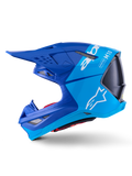 SUPERTECH S-M10 FLOOD HELMET MET BLU/MD BLU/BLK CRB M&G XL