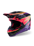 SUPERTECH S-M10 ERA HELMET PNK/VIOLET/YLW FLUO GLOSSY LG