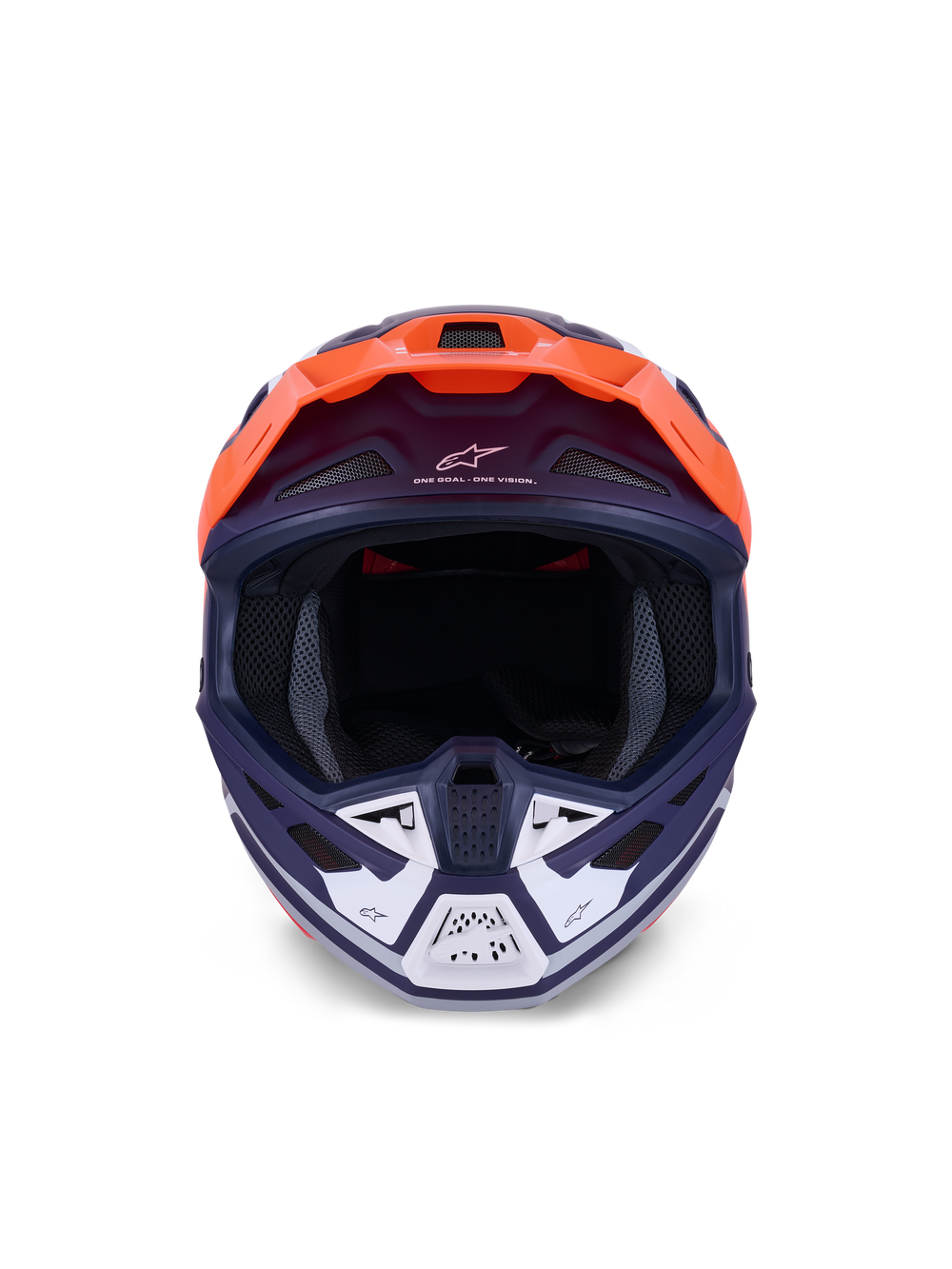 SM7 CORE HELMET ORNG/BLUE MATT MD