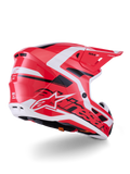 SM7 DEED HELMET RED/BLK/WHT GLOSSY SM