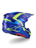 SM7 DEED HELMET BLUE/YLW FLUO GLOSSY 2X
