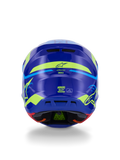 SM7 DEED HELMET BLUE/YLW FLUO GLOSSY MD