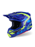 SM7 DEED HELMET BLUE/YLW FLUO GLOSSY SM