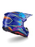 SM7 CAST HELMET BLUE/PNK/YLW FLUO GLOSSY 2X