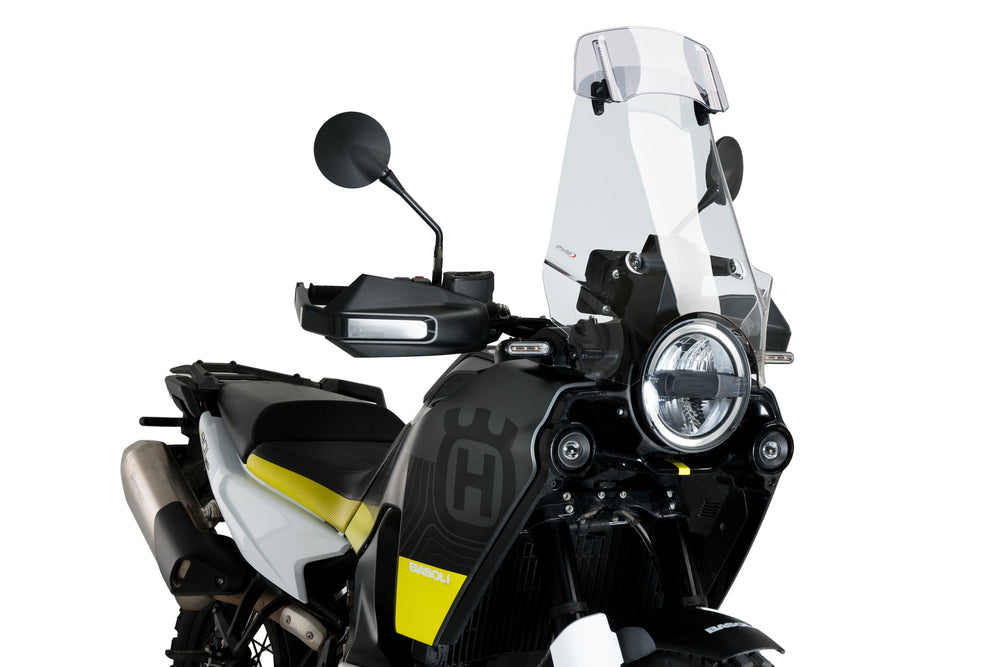 WINDSCREEN TOURING W/VISOR CLEAR HUS