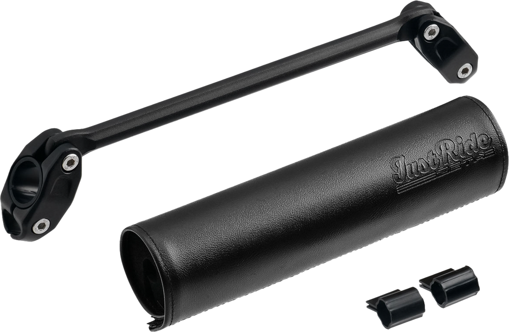 HANDLEBAR BAR PAD SET 200MM BLACK PAD W/220MM BRACE