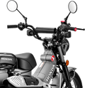 HANDLEBAR BAR PAD SET 200MM BLACK PAD W/220MM BRACE