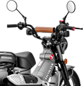 HANDLEBAR BAR PAD SET 200MM BROWN PAD W/220MM BRACE