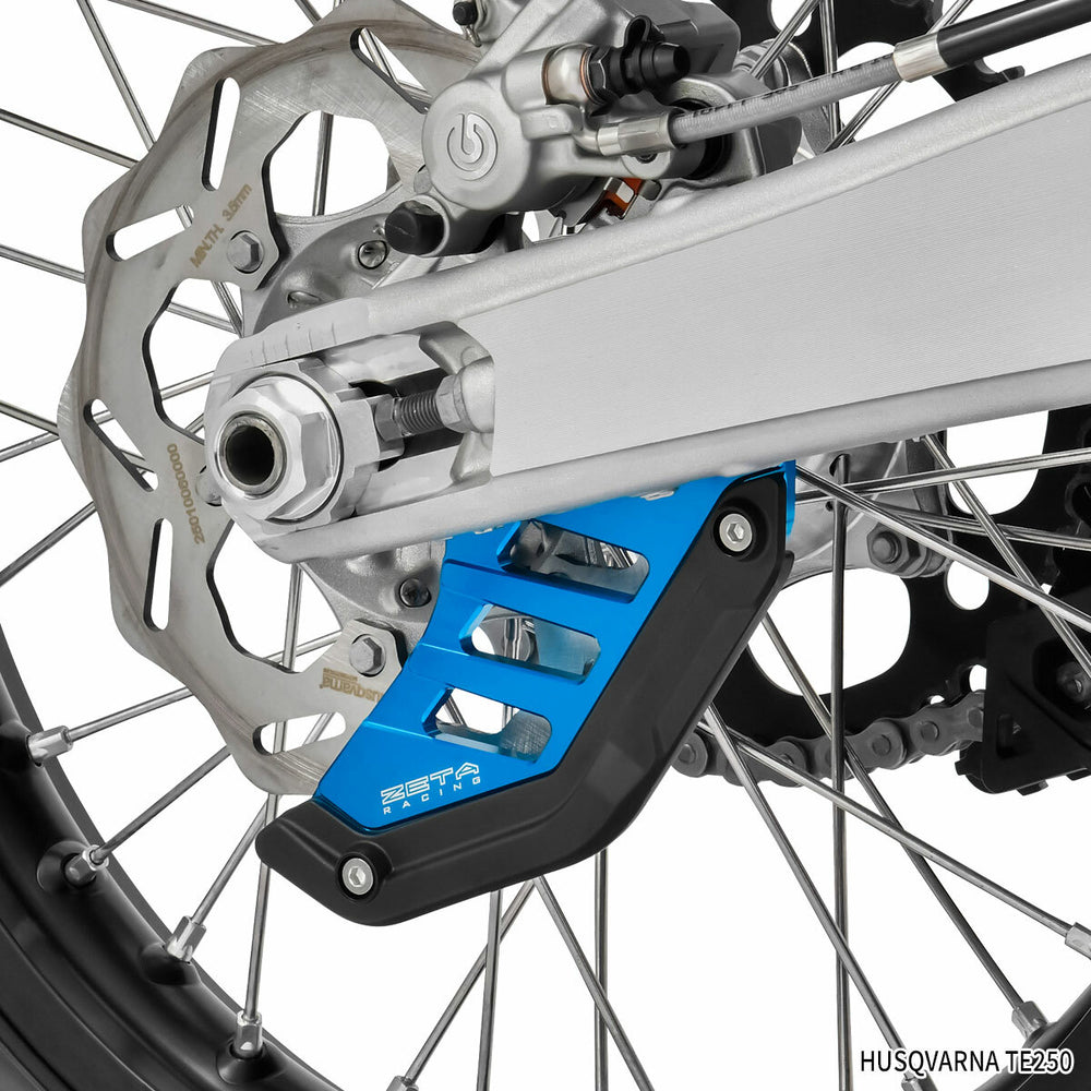 REAR DISC GUARD H-BLUE