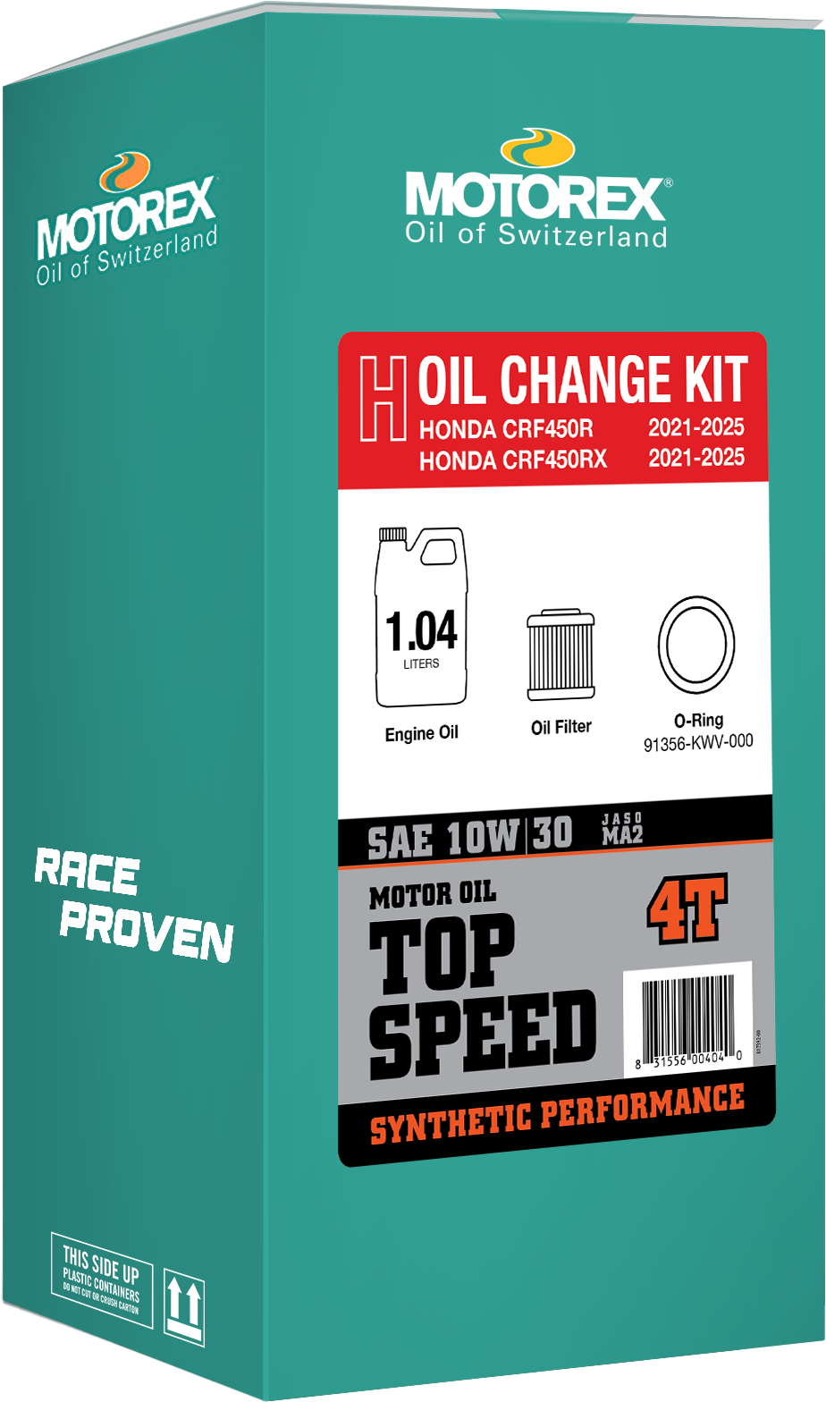 TOP SPEED OIL CHANGE KIT 1.04L 10W/30 HON