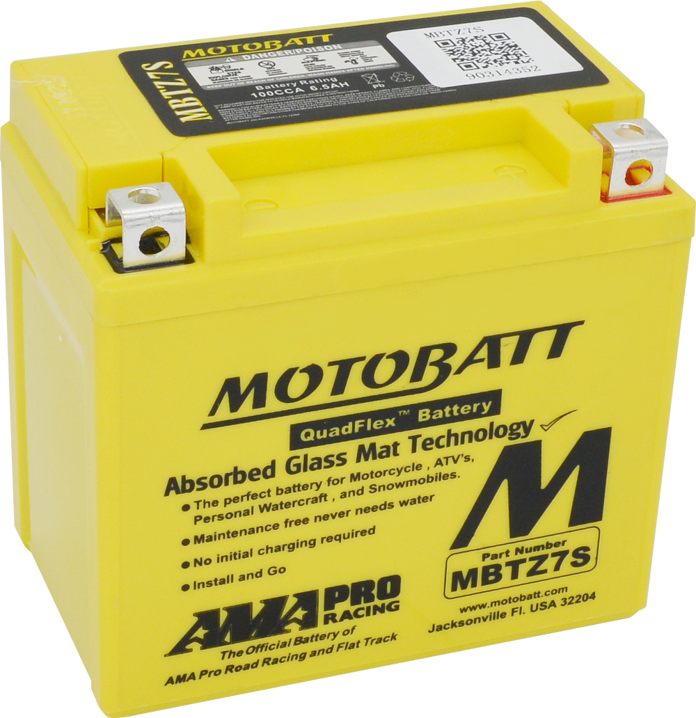 BATTERY MBTZ7S SEALED FACTORY ACTIVATED