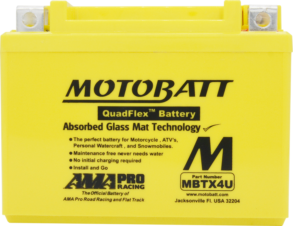 BATTERY MBTX4U SEALED FACTORY ACTIVATED