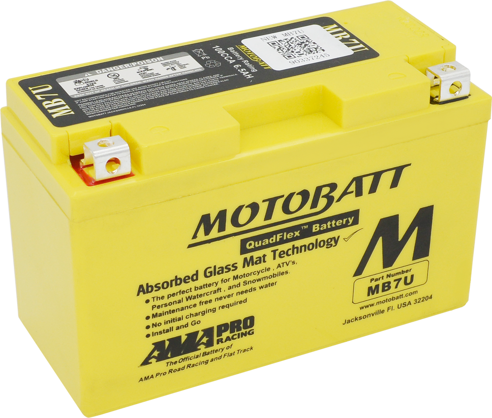 BATTERY MB7U SEALED FACTORY ACTIVATED