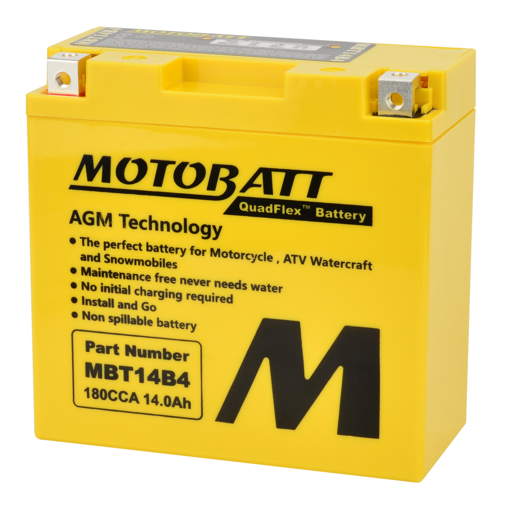 BATTERY MBT14B4 SEALED FACTORY ACTIVATED