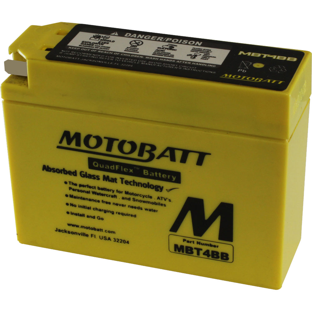 BATTERY MBT4BB SEALED FACTORY ACTIVATED