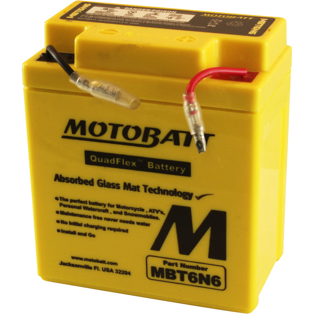 BATTERY MBT6N6 SEALED FACTORY ACTIVATED