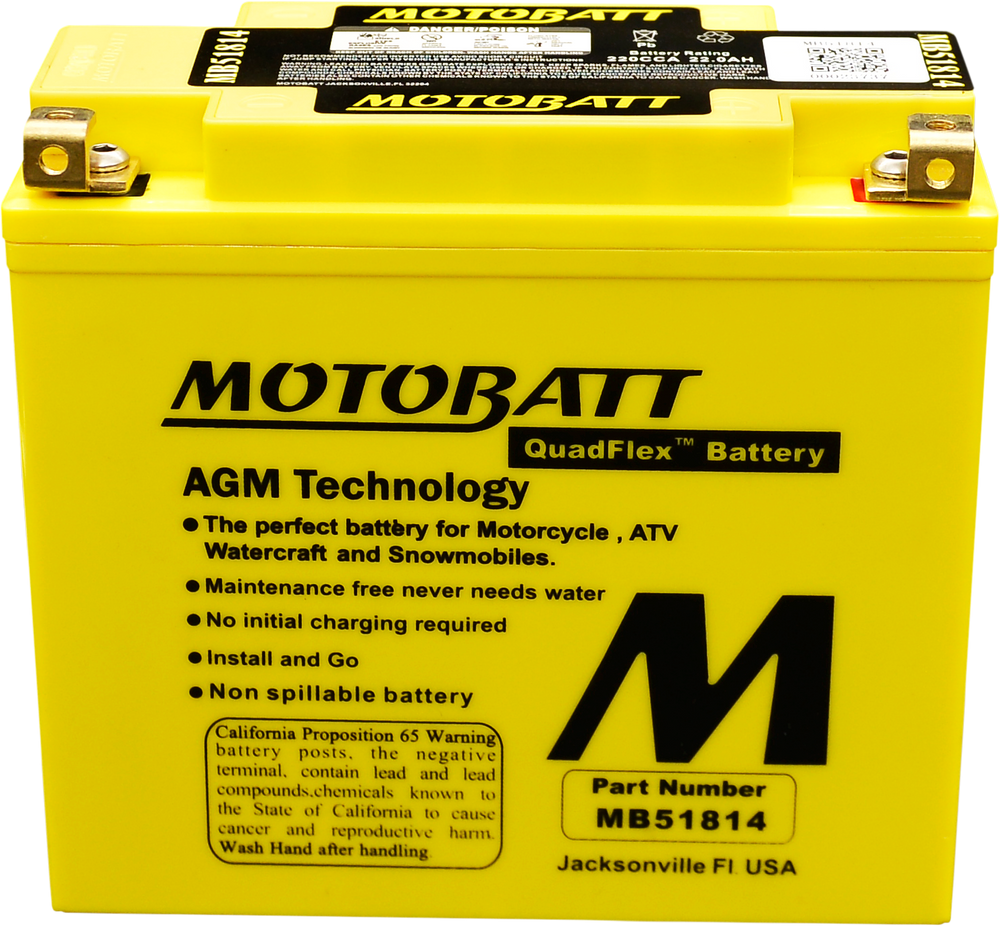 BATTERY MB51814 SEALED FACTORY ACTIVATED