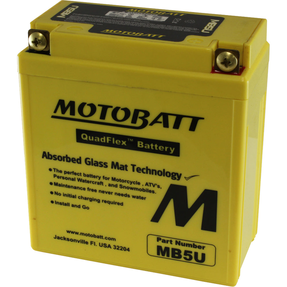 BATTERY MB5U SEALED FACTORY ACTIVATED