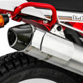 SILENCER HEAT GUARD EXTENDER SILVER