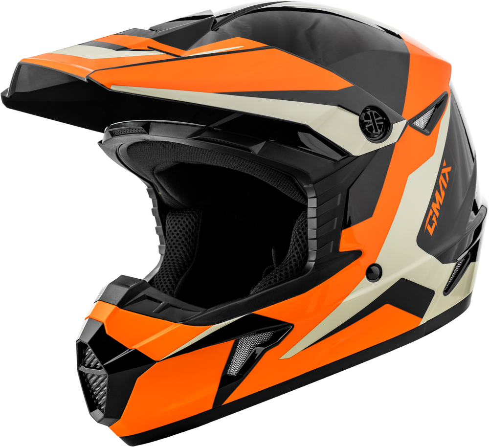 MX-46 CYCLUS HEMET BLACK/ORANGE 2X