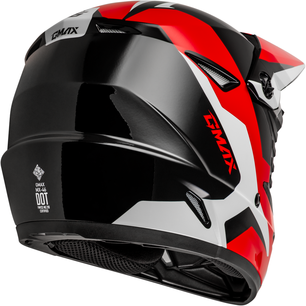 MX-46 CYCLUS HEMET BLACK/RED 2X