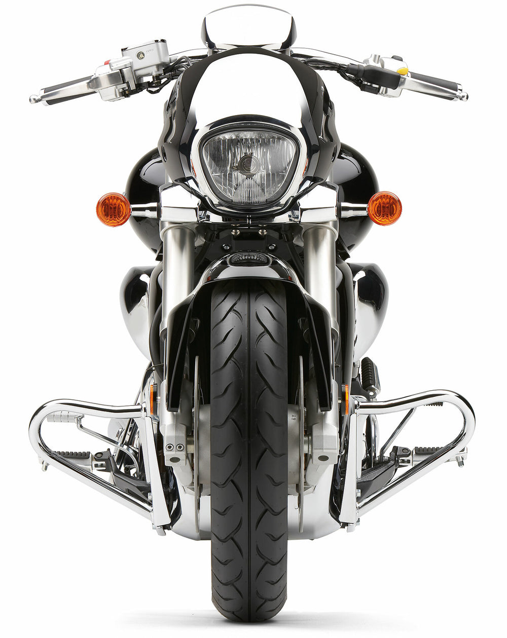 ENGINE CASE GUARD CHROME SUZ BOULEVARD M109R 06-14