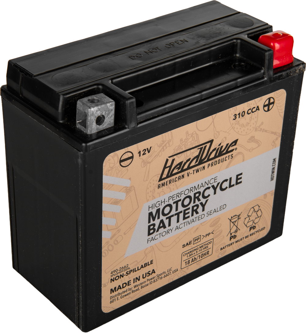 HIGH PERFORM BATTERY YTX20HL CCA 310