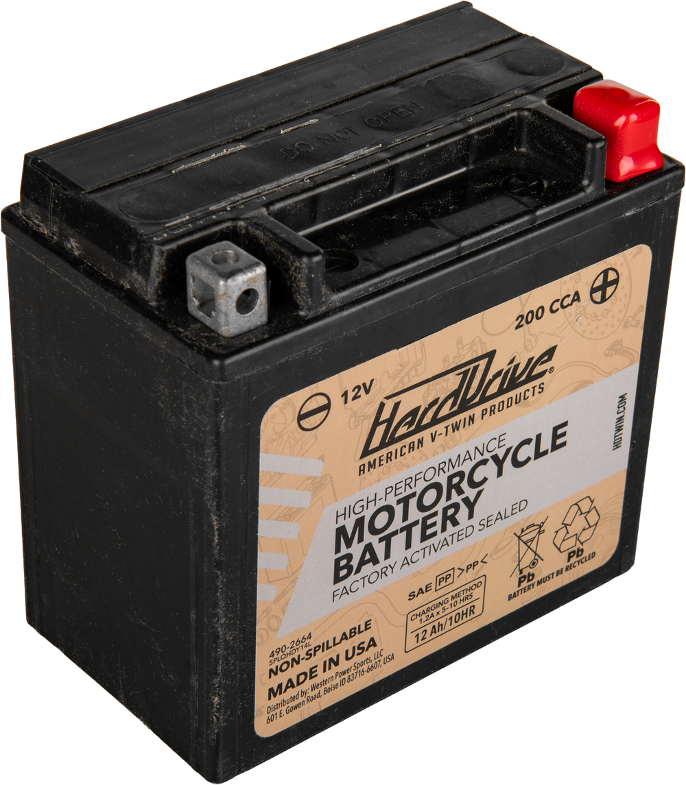 HIGH PERFORM BATTERY YTX14L CCA 200