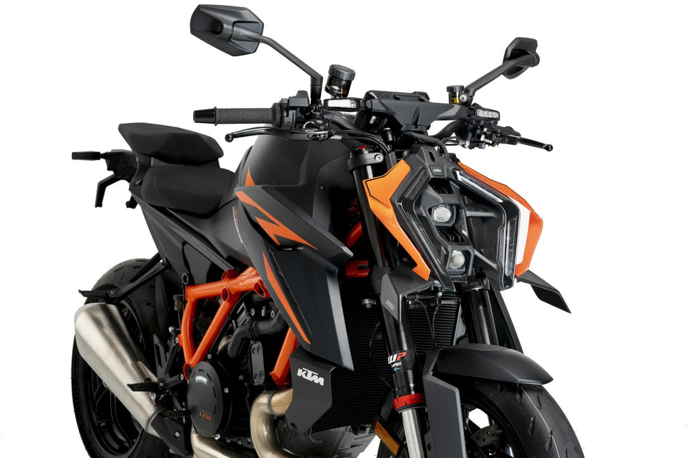 DOWNFORCE FRONT SPOILER MATT BLACK KTM