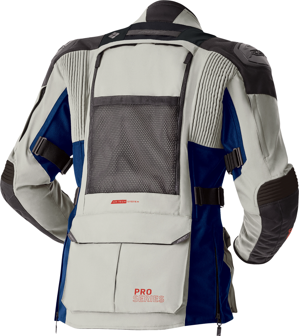 PS ADVENTURE D3O JACKET SILVER/BLUE TEXTILE 3X