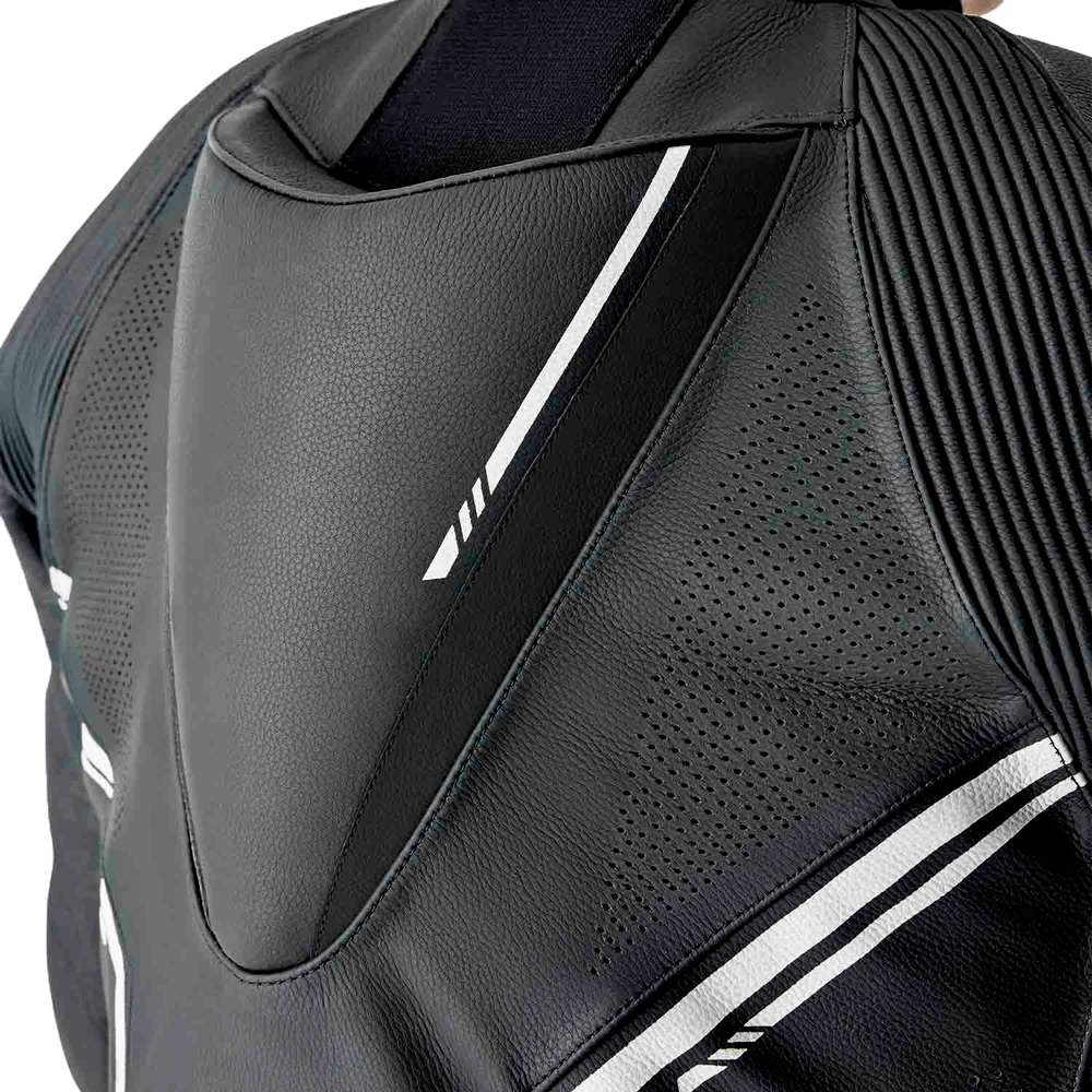 S1 D3O SUIT BLK/WHI LEATHER XS