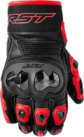 FREESTYLE 3 D3O GLOVE BLACK/RED LEATHER MD