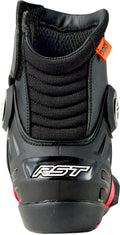 TRACTECH EVO D3O SHORT BOOT BLACK/FLO RED 10