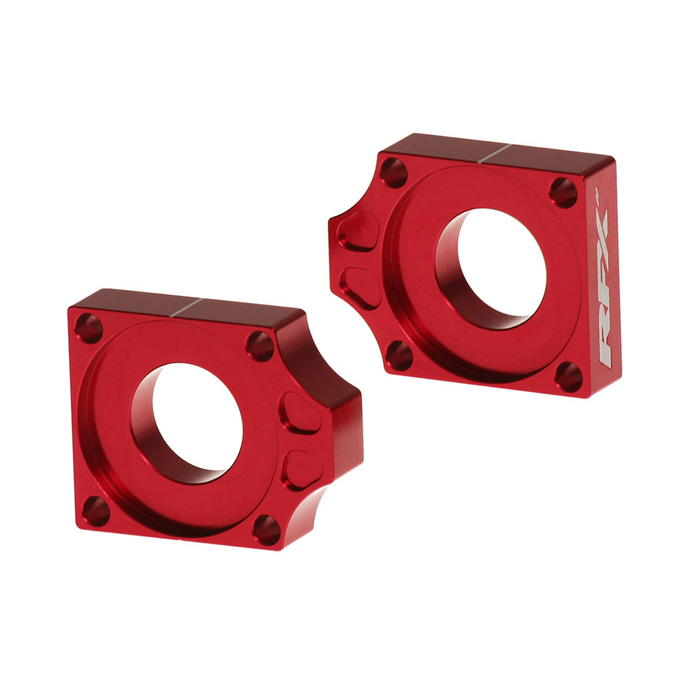 REAR AXLE BLOCKS RED FANTIC/YAM