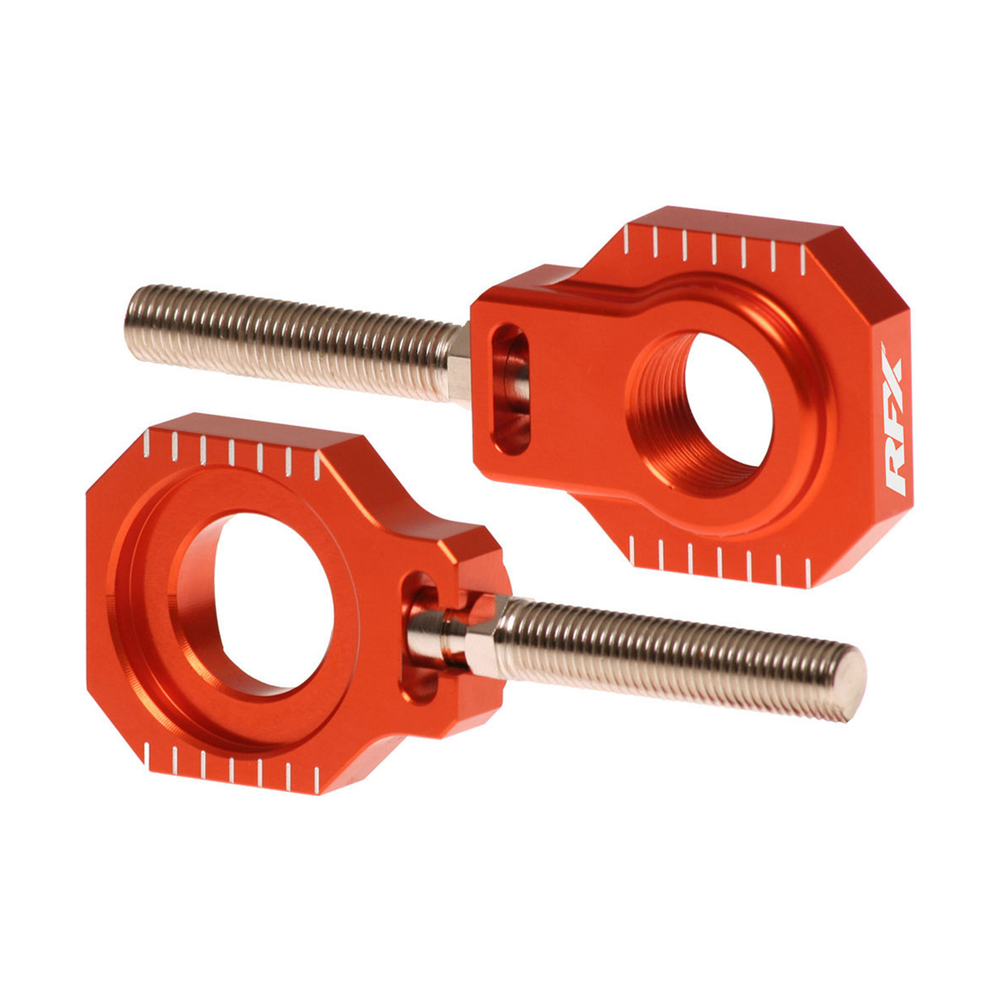 REAR AXLE BLOCKS ORANGE KTM