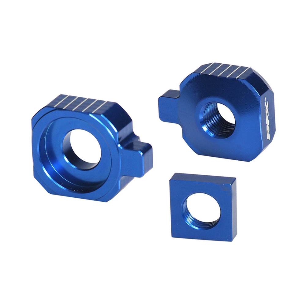 REAR AXLE BLOCKS BLUE HUSQ/KTM/GAS
