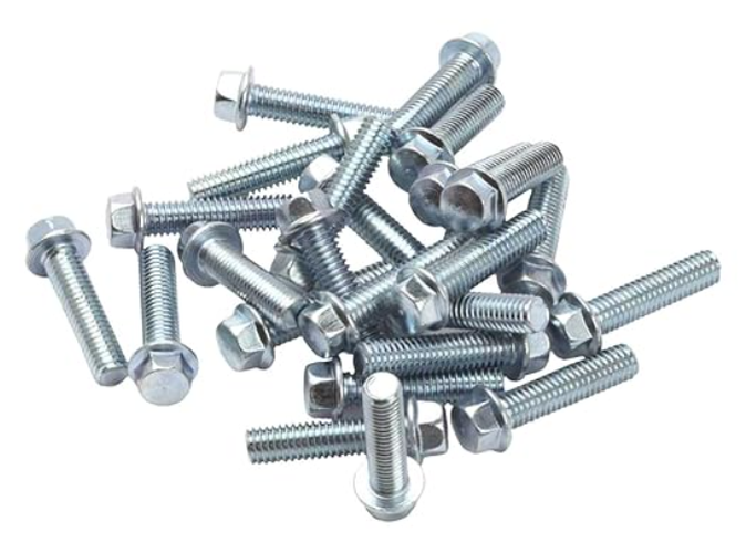 M6 FLANGE HEAD BOLT PACK M6 X 20MM