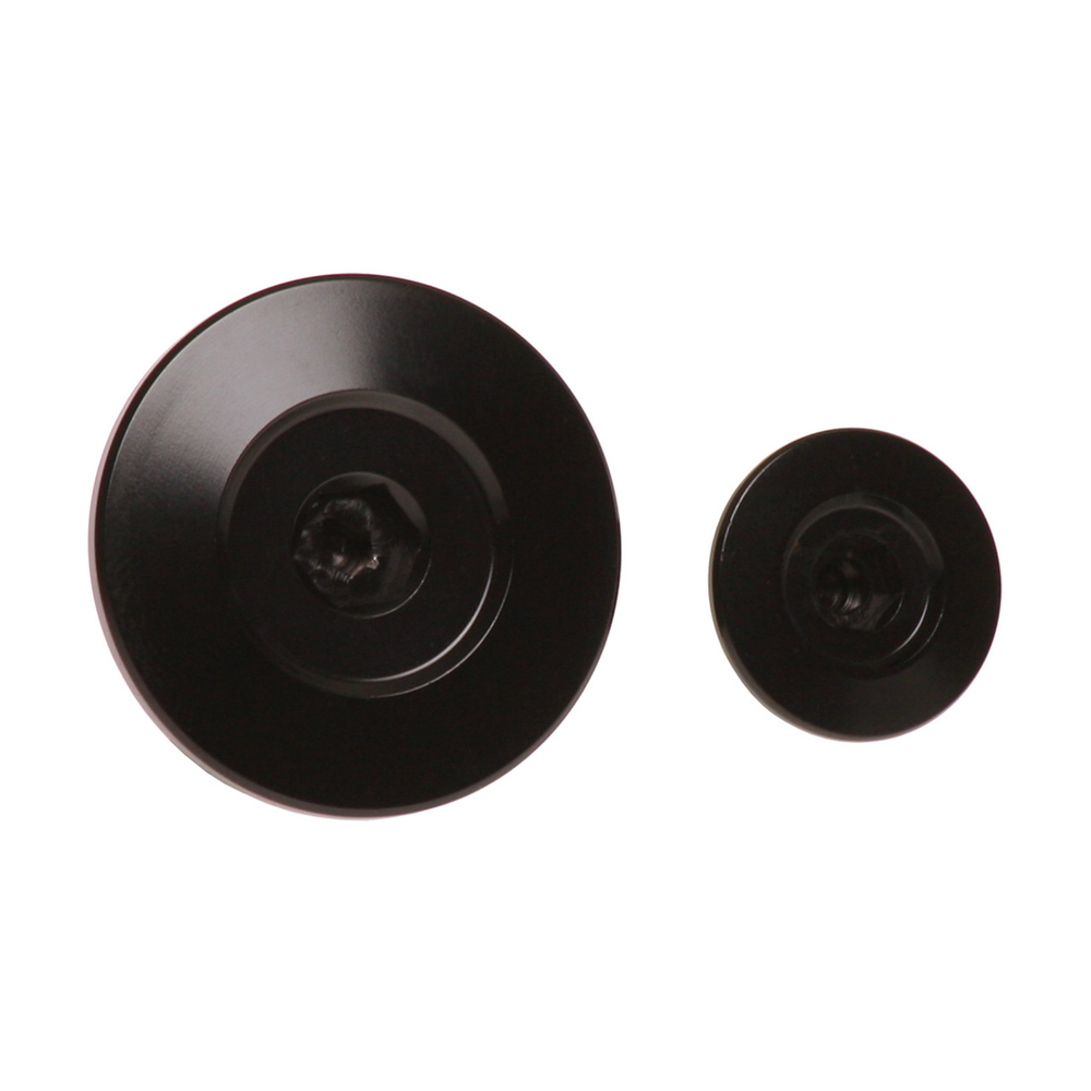 ENGINE TIMING PLUG SET BLACK KTM/HUSQ/GAS