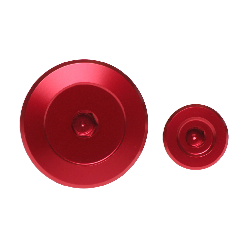 ENGINE TIMING PLUG SET RED KTM/HUSQ/GAS