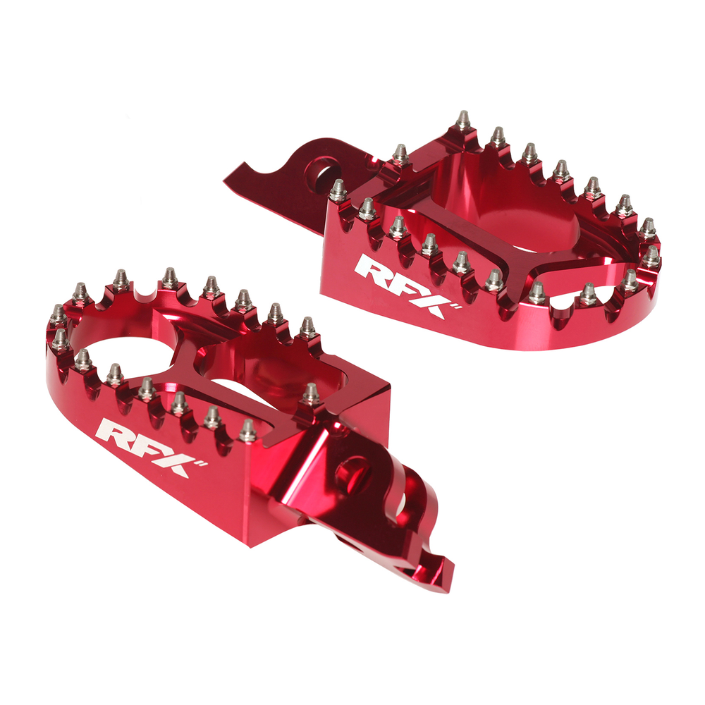 FOOTPEGS RED HON
