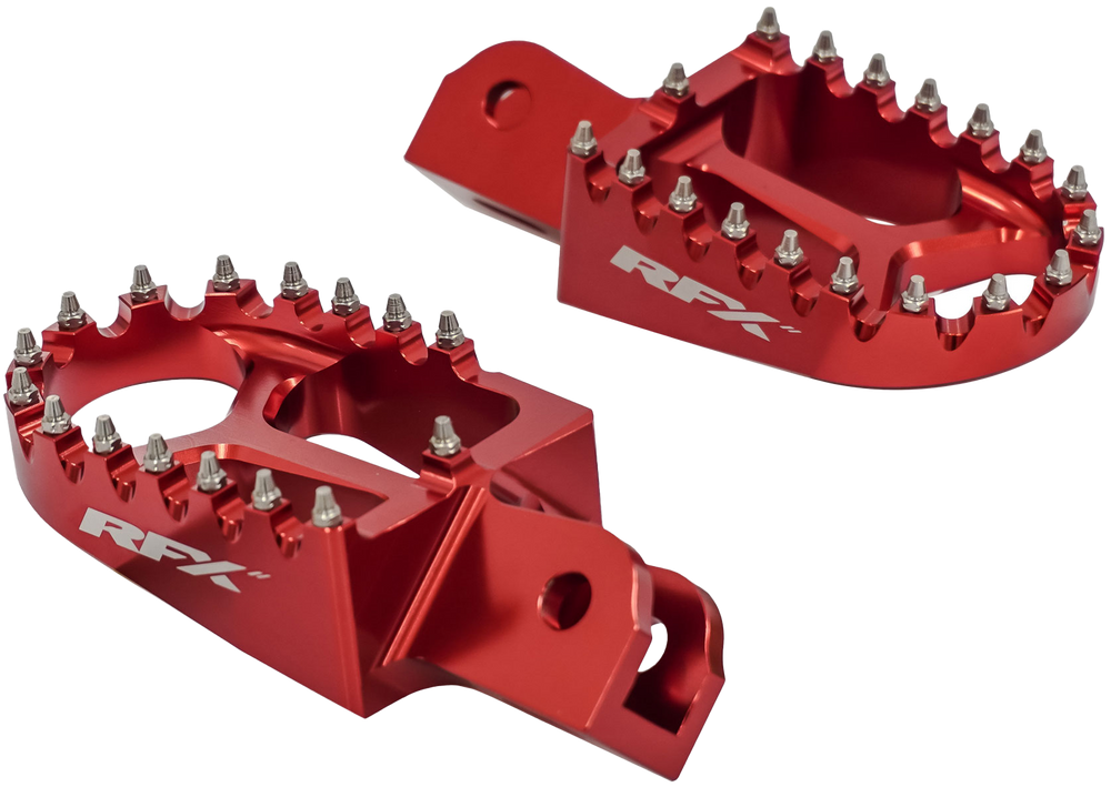 FOOTPEGS RED HON/SUR-RON