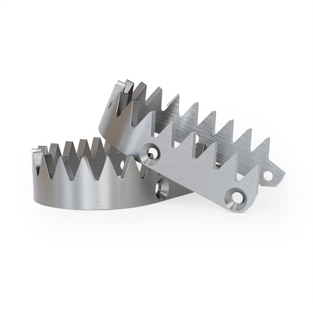 FOOTPEG REPLACEMENT PLATES TITANIUM PLATES AND SCREWS