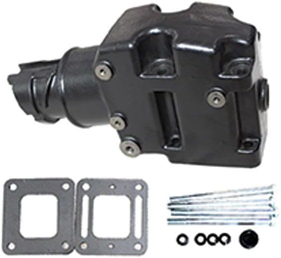 ELBOW, EXHAUST CENTER RISER V6&V8
