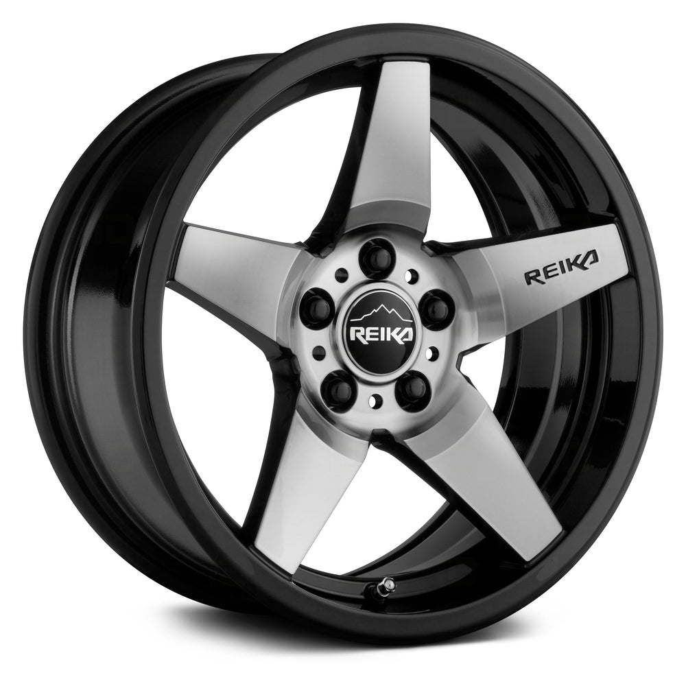 17X8 5X114.3 +38 HB 65.1 SEEKER BLA