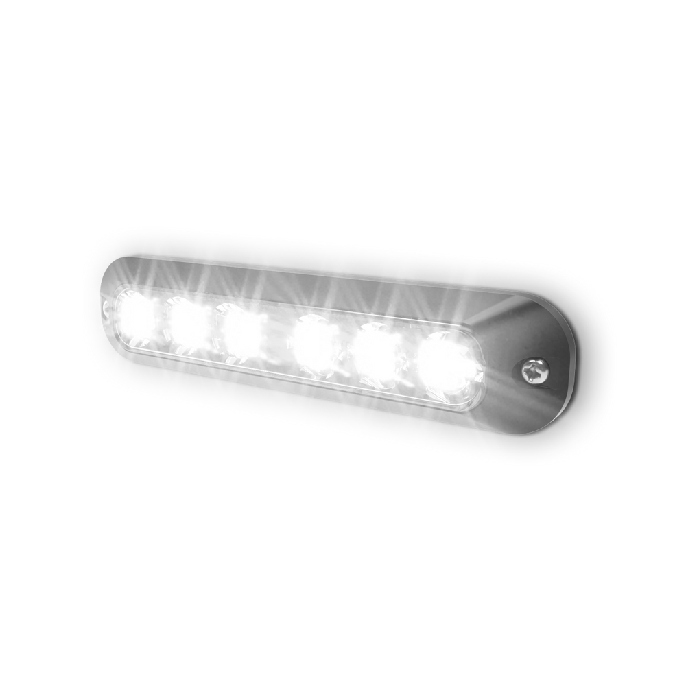 XTP6 LIGHT HEAD WHT/WHT WITH BLACK BEZELSTEADY BURN (1.4H X 6.2L)