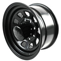 942 TYPE D 16X8 BLK 8/6.5 STL UNIVERSAL