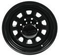 942 TYPE D 16X8 BLK 8/6.5 STL UNIVERSAL