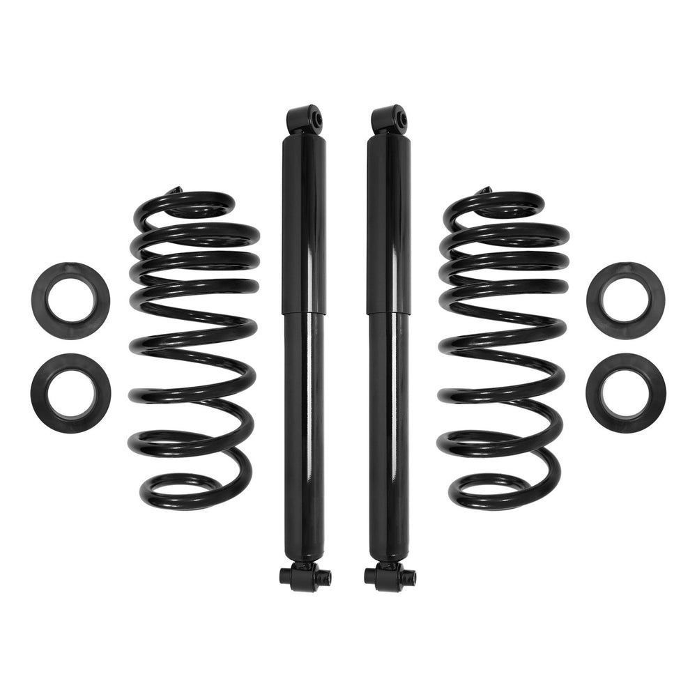 Unity Automotive 2 Rear Shock Absorbers 2 Springs 2 Spring Seats 65230c